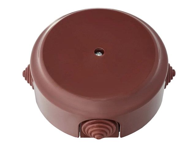 коробка монтажная км-449 коричневая, ретро, bylectrica км-449кор от BTSprom.by