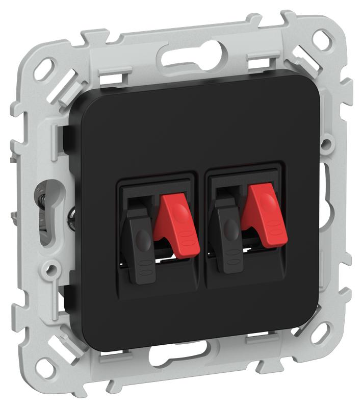 розетка аудио 2-м сп flite ра-2-флч механизм черн. iek fi-s20-k02 от BTSprom.by