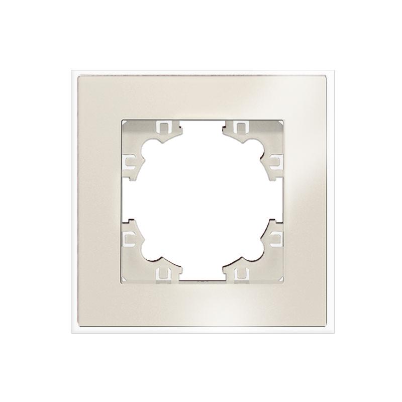 рамка 1-м афина стеклянная сл. кость (ivory) universal 2272 от BTSprom.by