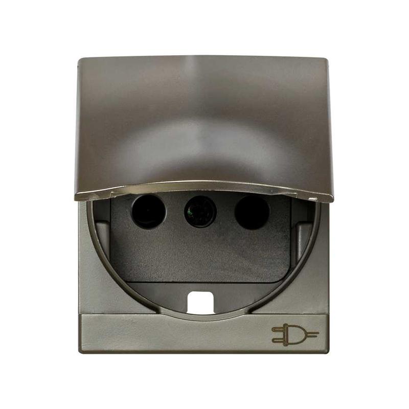 накладка на 75432- 75464-69 с защ. шторки и крышкой simon82 centralizations шампань 82090-54 от BTSprom.by