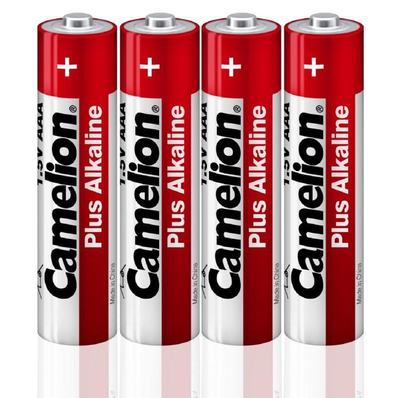 элемент питания алкалиновый aaa/lr03 1.5в plus alkaline lr03-sp4 (уп.4шт) camelion 12553 от BTSprom.by