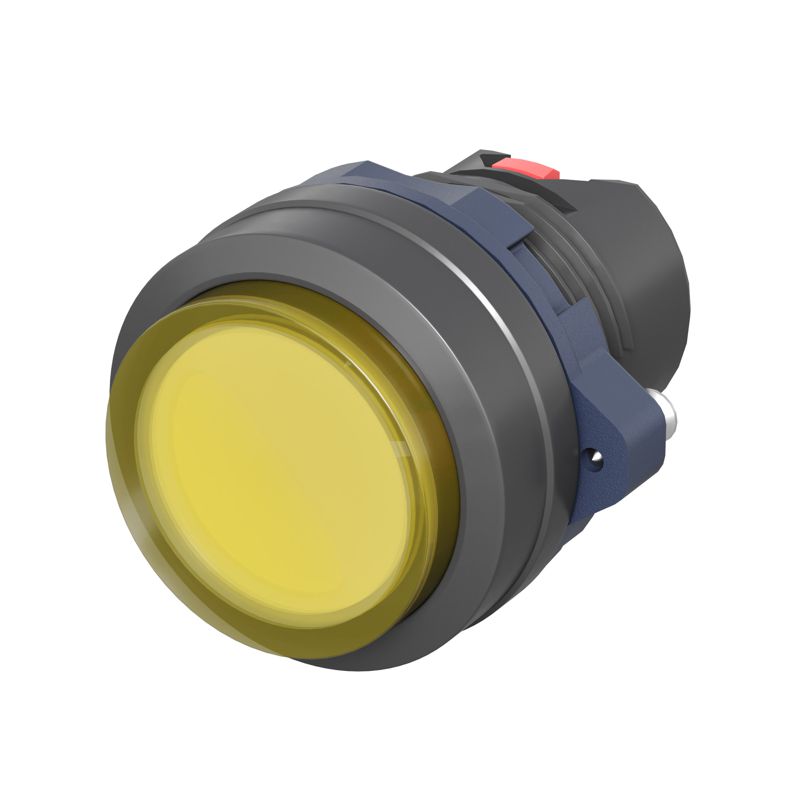 головка кнопки выпуклая прозрачная без фиксации желт. dkc m22p-cmlyp от BTSprom.by