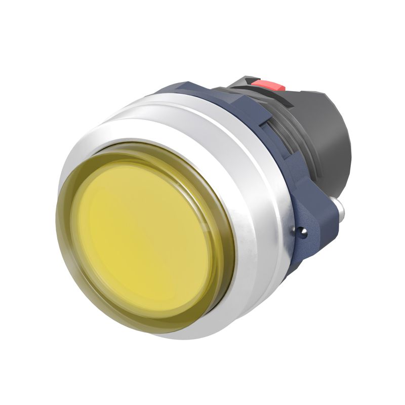 головка кнопки выпуклая прозрачная без фиксации алюм. желт. dkc m22p-cmlya от BTSprom.by