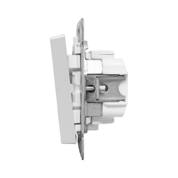  Выключатель 2-кл. СП Эпика с подсветкой механизм алюм. EKF UP1-SWA-24 фото в каталоге от BTSprom.by