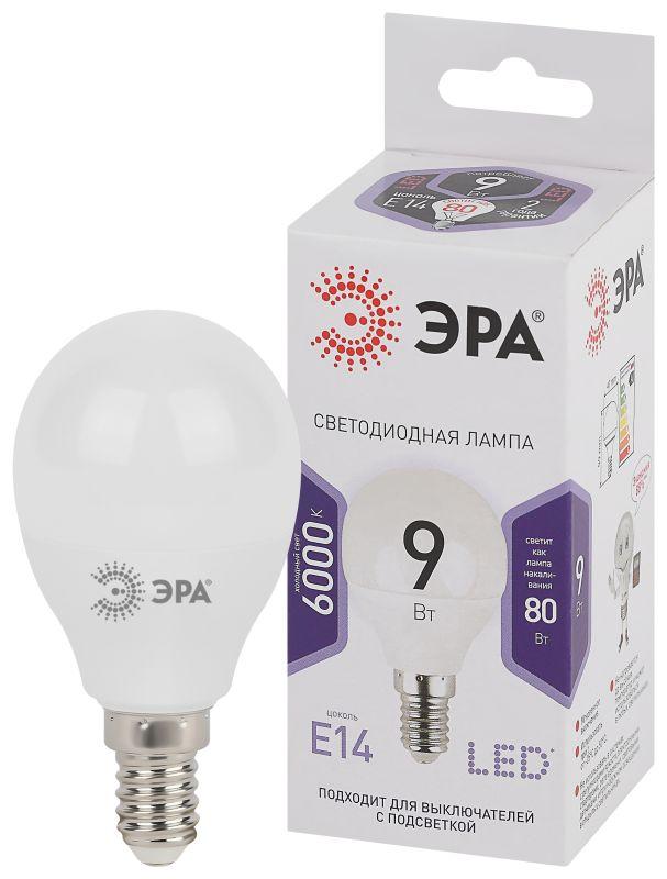 лампа светодиодная p45-9w-860-e14 шар 720лм эра б0031411 от BTSprom.by