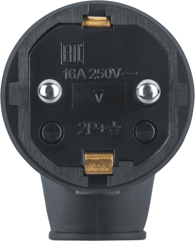  Вилка угловая 61 367 NCA-PLR01-16A-E-IP44-BL с заземл. каучук черн. Navigator 61367 фото в каталоге от BTSprom.by