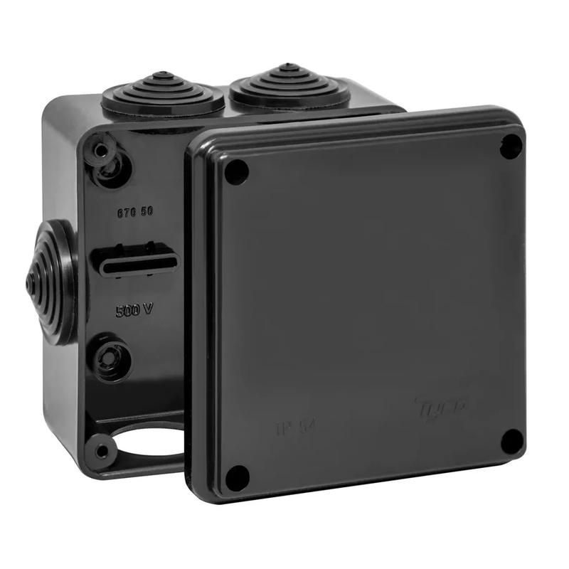 коробка распределительная оп 100х100х50мм ухл1 ip54 черн. ruvinil 67050ч от BTSprom.by