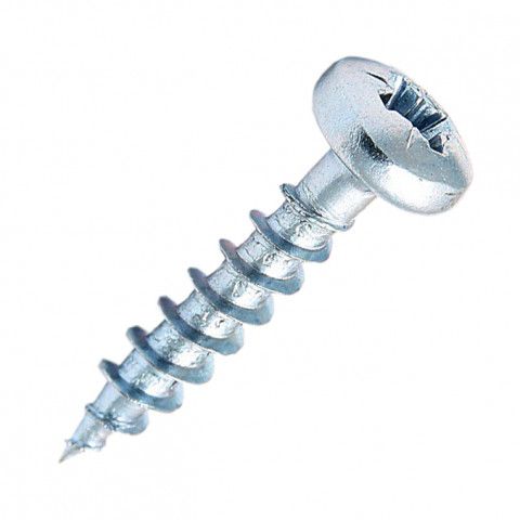 саморез 6.3х38 din 7981 полукругл. головка острый цинк (уп.1000шт) промрукав pr08.9658 от BTSprom.by