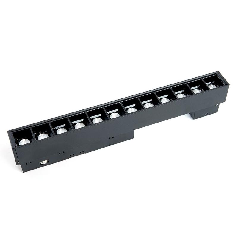 светильник светодиодный трековый низковольтный 12вт 1080лм 4000к 30град. черн. mgn300 lensline feron 41929 от BTSprom.by