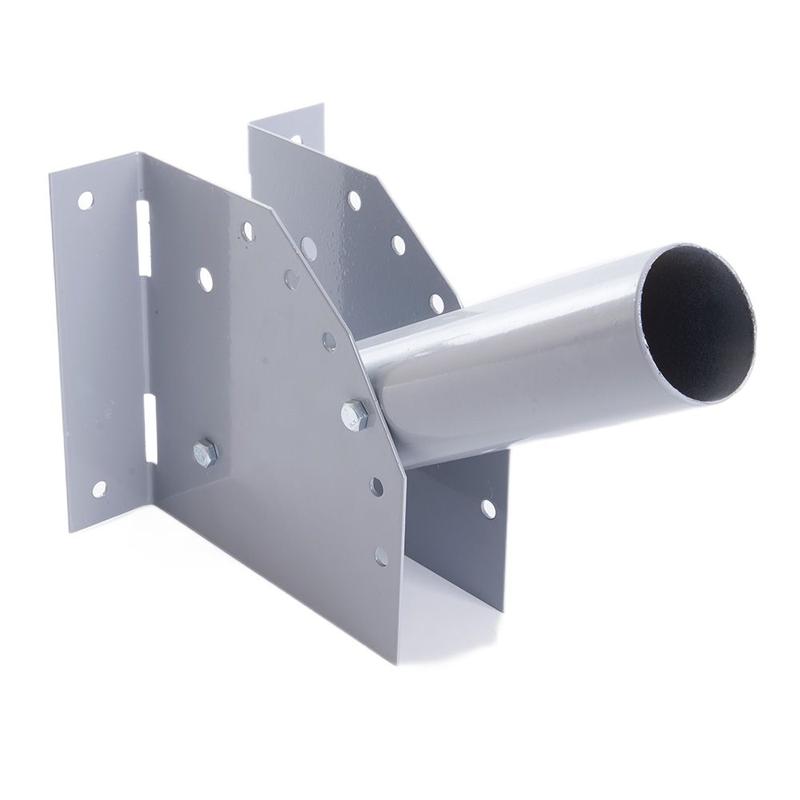 кронштейн для уличного светильника с переменным углом 230х150х120мм d48мм сер. дс-1 feron 41427 от BTSprom.by