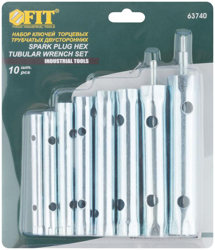  Набор ключей трубчатые 10шт ( 6-22мм ) FIT 63740 фото в каталоге от BTSprom.by