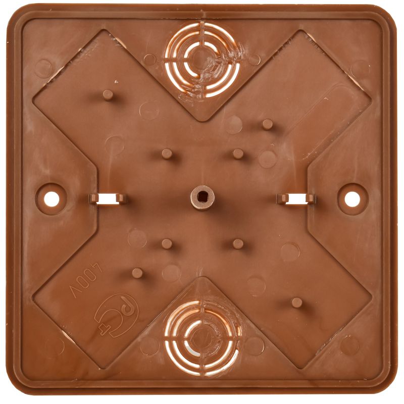  Коробка распаячная ОП КМ 100х100х29 дуб IEK UKO10-100-100-029-K24-E фото в каталоге от BTSprom.by