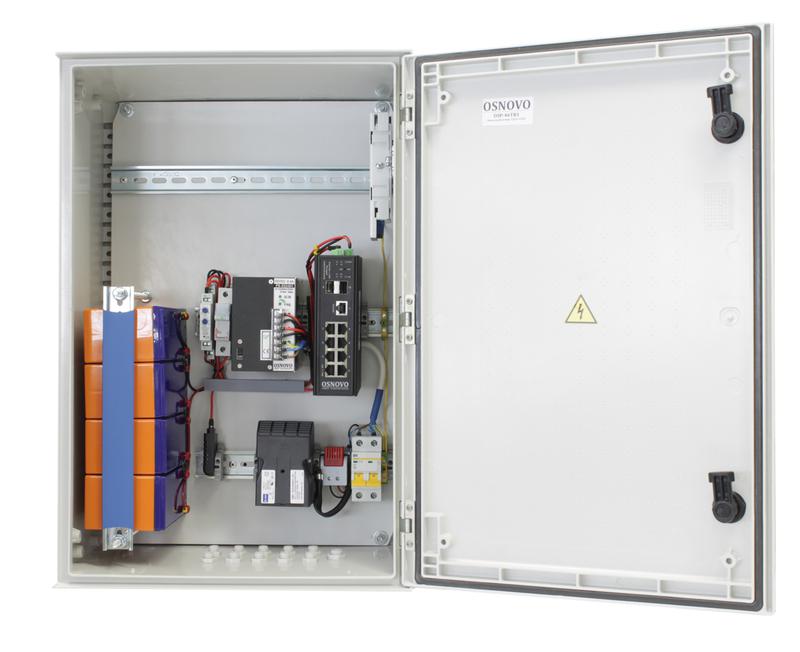 коммутатор уличный управляемый (l2+) osp-46tb1(sw-80802/ils(port 90вт)) на 10 портов с термостабил. osnovo 13927 от BTSprom.by