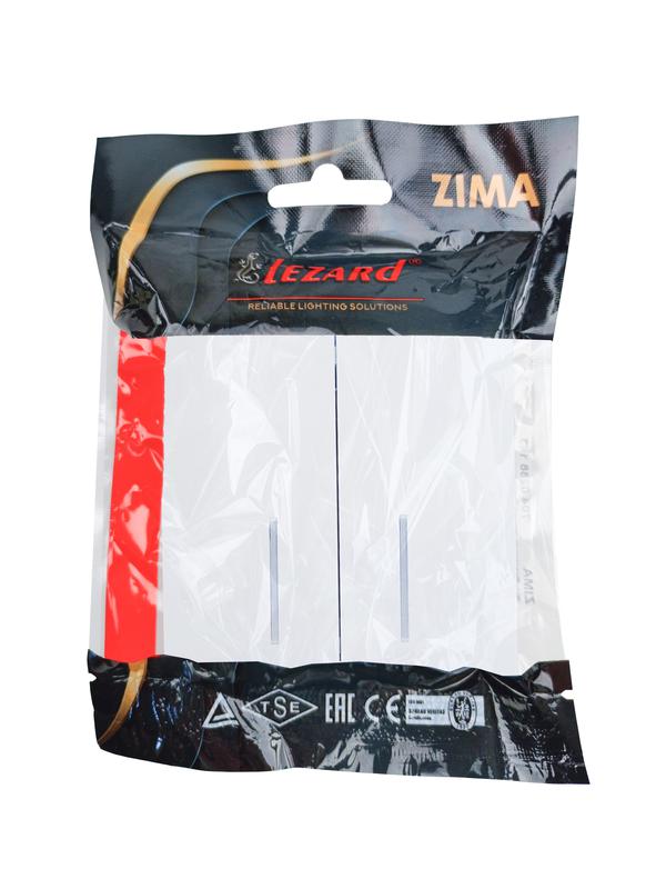  Выключатель 2-кл. с индик. СП ZIMA IP20 10А безвинт. зажим бел. LEZARD 704-0288-112QC фото в каталоге от BTSprom.by