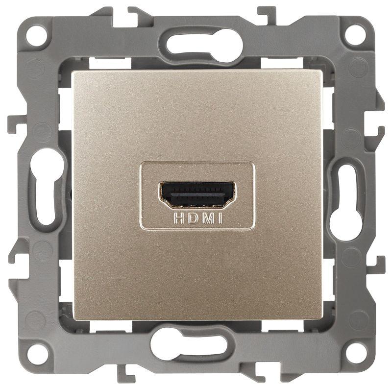 розетка 12-3114-04 hdmi шампань эра б0027484 от BTSprom.by