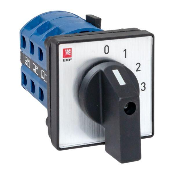 переключатель кулачковый пк-1-102 2п 25а "0-1-2-3" ekf pk-1-102-25 от BTSprom.by