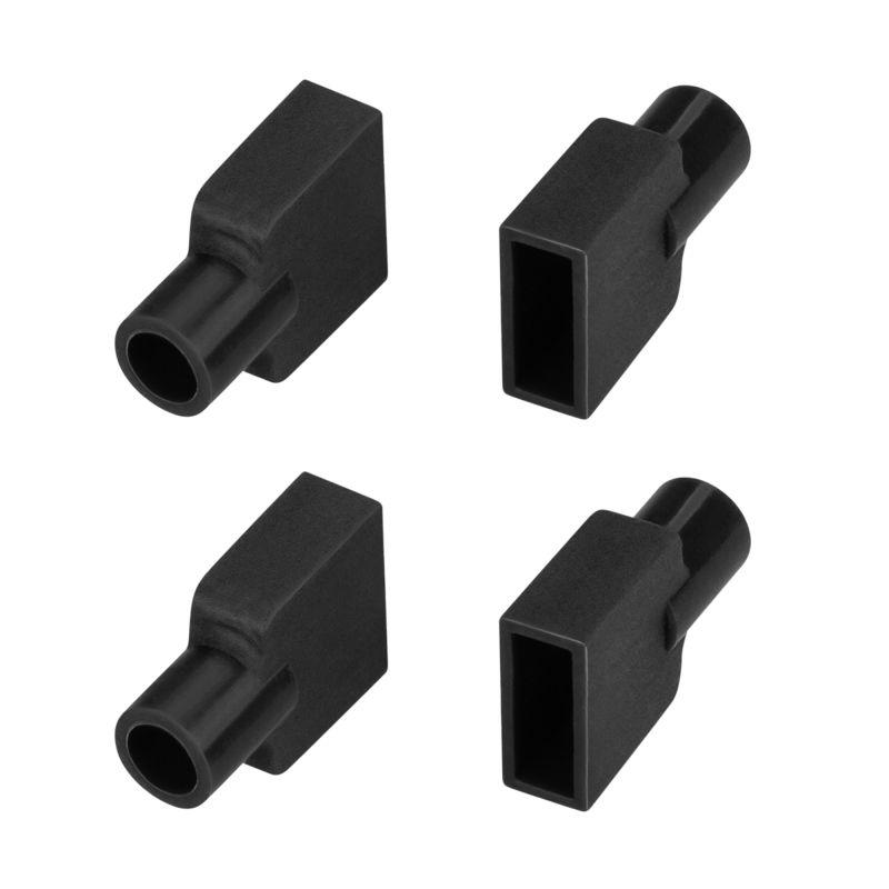 заглушка wph-flex-0612-side black с отверстием силикон (комплект) arlight 045910 от BTSprom.by