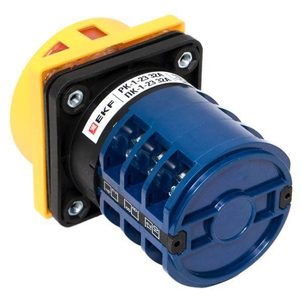  Переключатель кулачковый ПК-1-23 32А 3п "1-0-2" с блокировкой IP65 PROxima EKF pk-1-23-32-a65 фото в каталоге от BTSprom.by