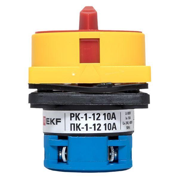  Переключатель кулачковый ПК-1-12 10А 2п "0-1" с блокировкой IP65 PROxima EKF pk-1-12-10-a65 фото в каталоге от BTSprom.by
