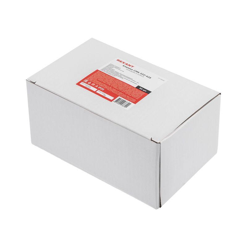  Клемма СМК 222-425 проходная 5 полюсов (0.08-4кв.мм) сер. Rexant 07-5245 фото в каталоге от BTSprom.by