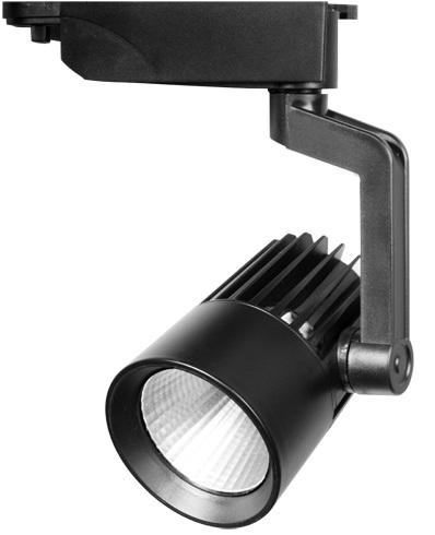 светильник светодиодный трековый ptr 0130-2 30вт 3000к ip40 24град. bl черн. pro jazzway 5035195 от BTSprom.by