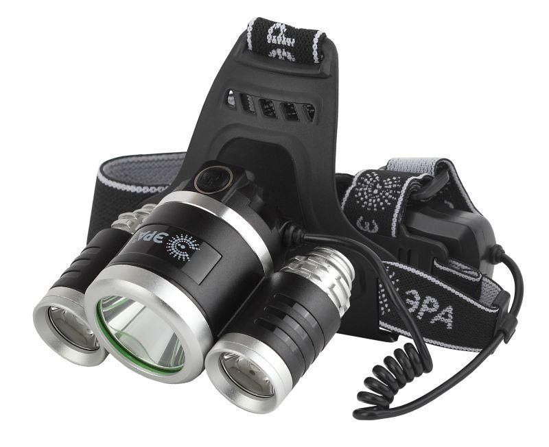 фонарь аккумуляторный налобный ga-809 8вт 3smd cree high power headlamp алюм. эра б0056111 от BTSprom.by
