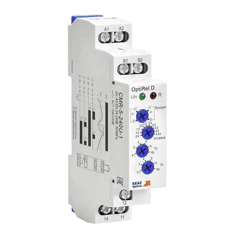 реле контроля тока optirel d cmr-05-240u-1 50…500ма 10а 1со 24-240ас/dc кэаз 332025 от BTSprom.by