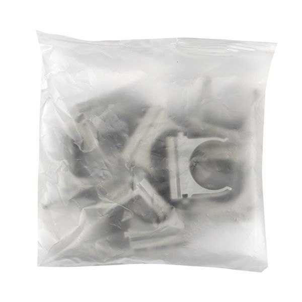  Держатель для труб (клипса) d20мм сер. (уп.10шт) Plast EKF derj-z-20n-r фото в каталоге от BTSprom.by