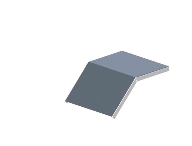 Крышка для лотка углового осн.200 сталь 1.2мм ЛМсК-45Н цУТ1.5 СОЭМИ Н0121460134 от BTSprom.by