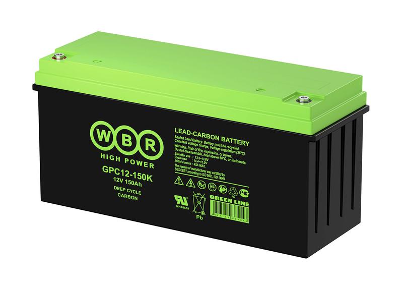  Аккумулятор тяговый 12В 150А.ч WBR GPC12-150K WBR фото в каталоге от BTSprom.by