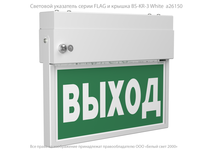 указатель световой bs-flag-71-s1-inexi2 flag автономный белый свет a15610 от BTSprom.by