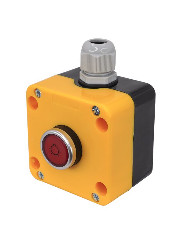 пост управления пку-22-1w2b-65у1 1 цилиндр с подсветкой 24в ac/dc нз ip65 красн. электротехник et014869 от BTSprom.by