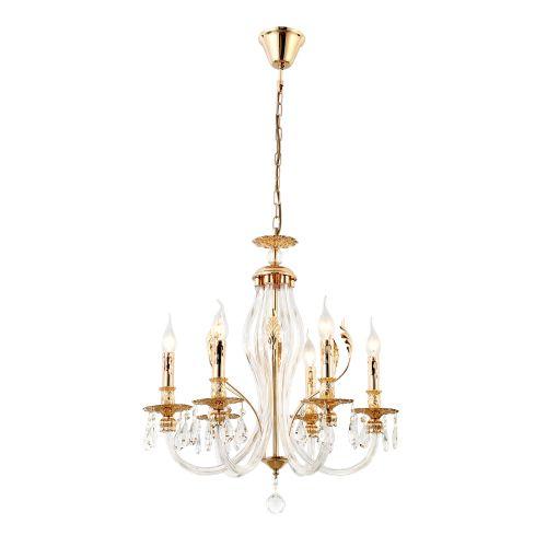 люстра melanie 1020-206 6хе14 40вт хрусталь классика rivoli б0047907 от BTSprom.by