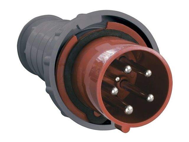 вилка силовая 63а 380в 5 pin 3p+pe+n ip54 iek (63а 380в 5 pin 3p+pe+n ip54) 22211 от BTSprom.by
