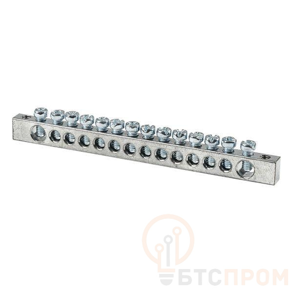 Шина PEN "ноль-землядюйма 6x9 14 отвер. цинк крепеж по краям EKF sn1-63-14-k фото в каталоге от BTSprom.by  Шина PEN "ноль-землядюйма 6x9 14 отвер. цинк крепеж по краям EKF sn1-63-14-k фото в каталоге от BTSprom.by