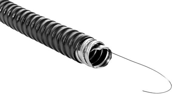  Металлорукав в ПВХ изоляции Р3-ЦПнг 15 d15мм с протяжкой (уп.50м) EKF mrzp-15-50 фото в каталоге от BTSprom.by