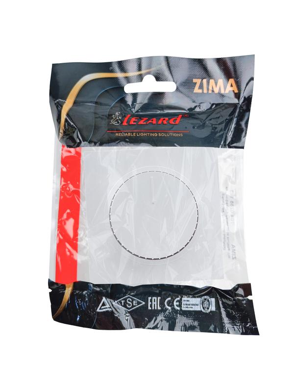  Диммер 800Вт СП ZIMA IP20 бел. LEZARD 704-0288-115 фото в каталоге от BTSprom.by