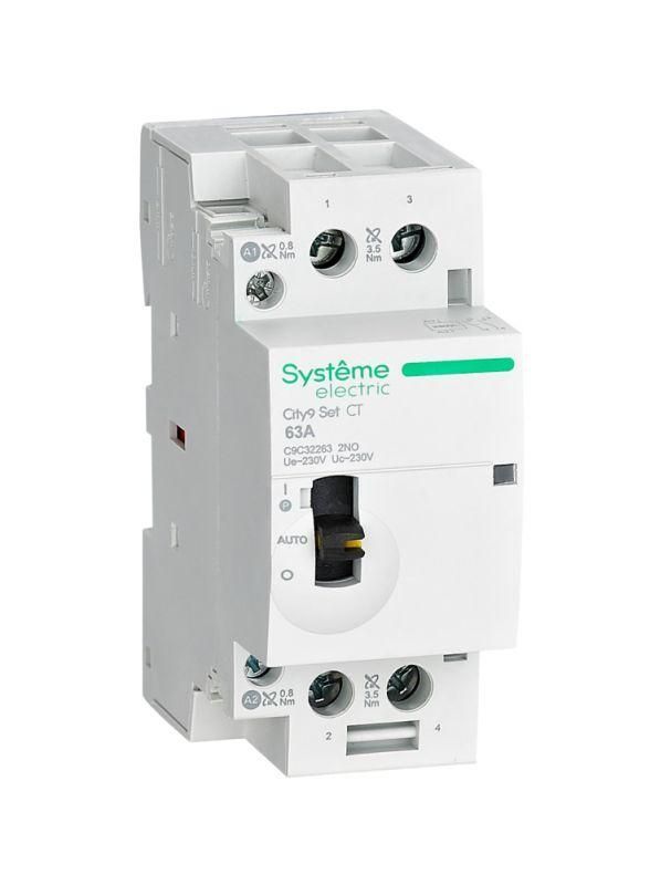 контактор 2п city9 set 2но 63а ac 230в-230в se c9c32263 от BTSprom.by