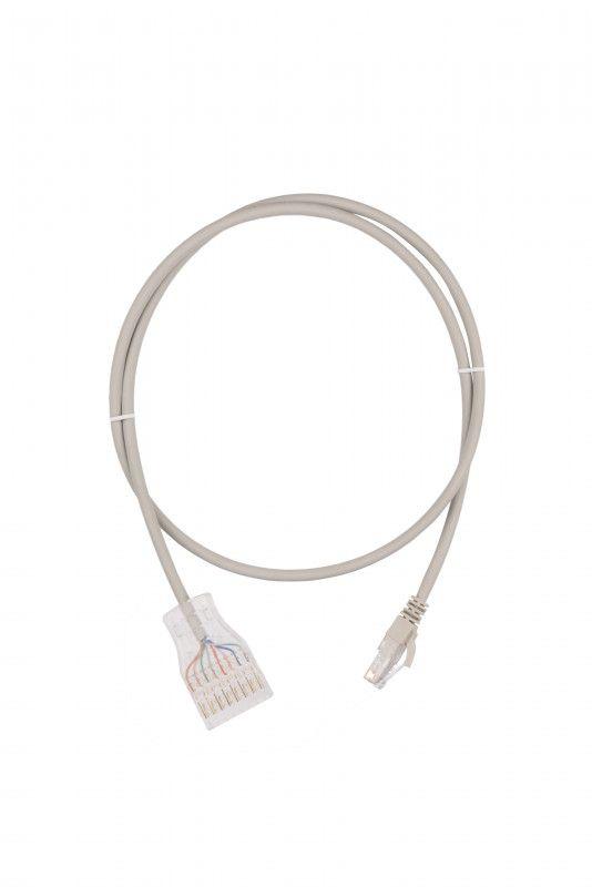 патч-корд кат.5e 110-rj45 4 пары pc-110-rj45-4p-c5e-1m-lszh-gy lszh 1м сер. hyperline 229903 от BTSprom.by
