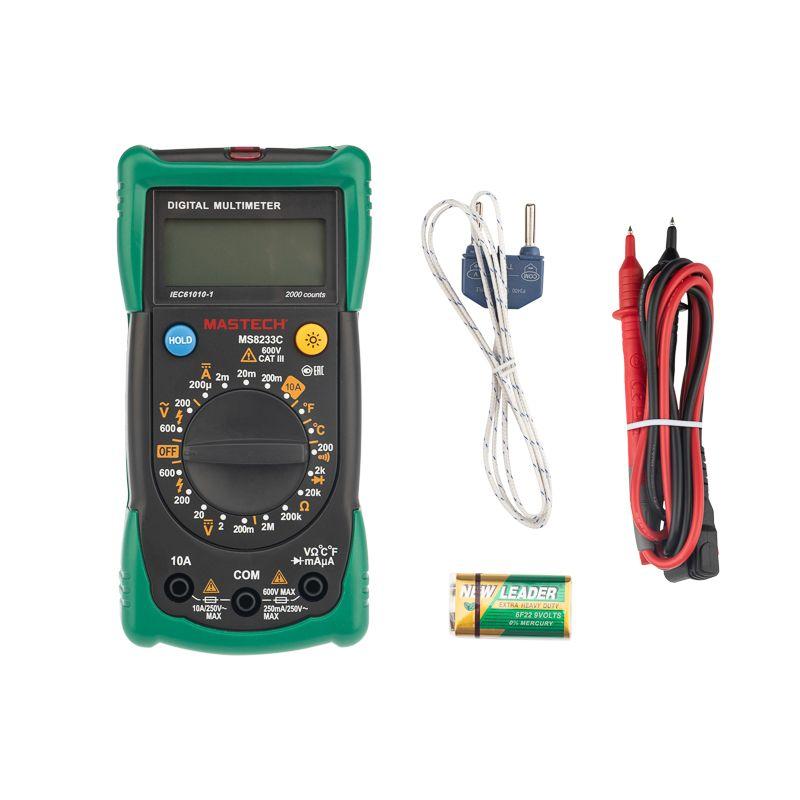  Мультиметр универсальный MS8233C Mastech 13-2015 фото в каталоге от BTSprom.by