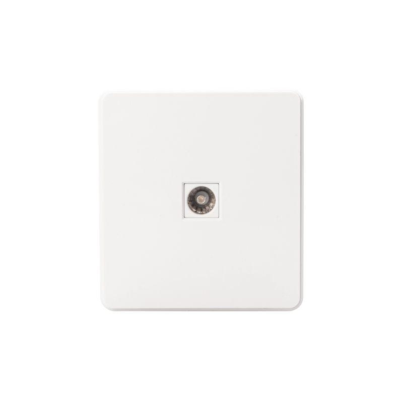 розетка телевизионная tv сп round miele перламутр kranz kr-78-0723-1 от BTSprom.by