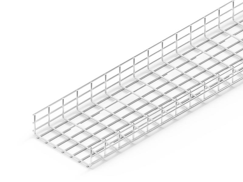 Лоток проволочный прямой усилен. 350х105 L3000 5мм СОЭМИ Н6125036351 от BTSprom.by