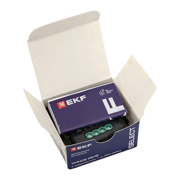  Реле умное в подрозетник 1-канальное Zigbee Connect Select без нейтрали EKF ssh-1g-zb-nn фото в каталоге от BTSprom.by