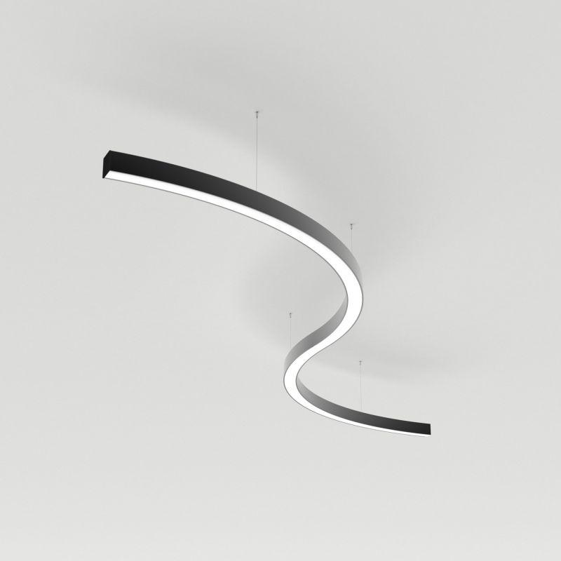 светильник sp-line-hang arc-s3535-d1500-124w day4000 (black 230в) металл arlight 034057(1) от BTSprom.by