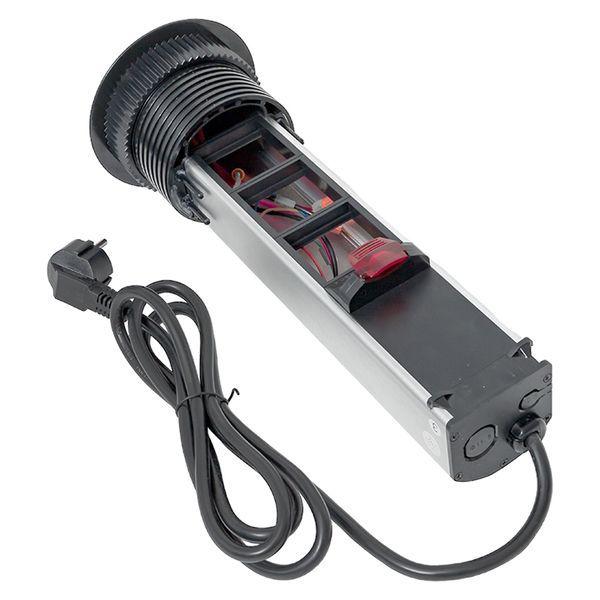  Мини-колонна встраиваемая с беспроводной зарядкой 15Вт 8 модулей C-Line EKF cl-vmkwс-8-s фото в каталоге от BTSprom.by