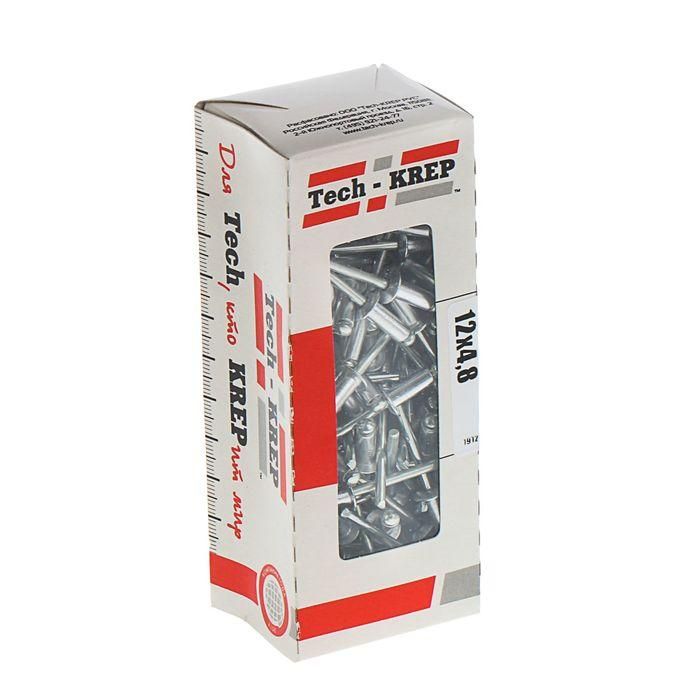заклепка 4.8х12 (уп.100шт) tech-krep/zitar 102293 от BTSprom.by