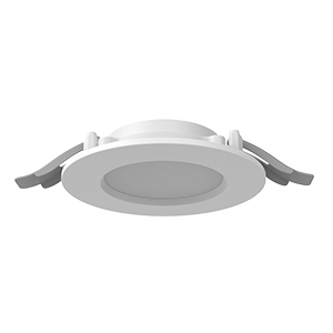 светильник светодиодный dl-01 slim 100мм 8вт 4000к cri90 120x37мм ip65/40 рассеив. опал ral9003 бел. муар varton v1-rf-0r011-10000-6500840 от BTSprom.by