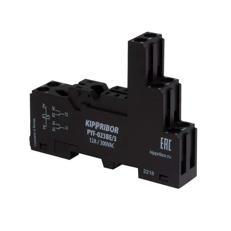 колодка 3-ярусная монтажная с винтовыми клеммами для реле mpr 2-х конт. тип pyf pyf-023be/3 овен 127838 от BTSprom.by