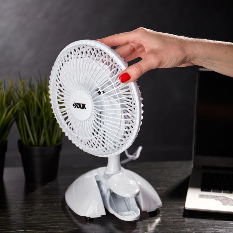  Вентилятор настольный DX-614 15Вт 220В бел. DUX 60-0211 фото в каталоге от BTSprom.by