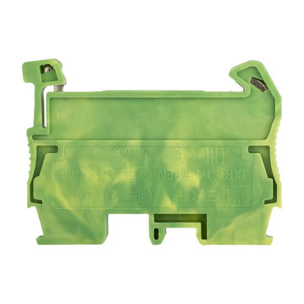  Колодка клеммная ST-1.5 земля пружинная EKF plc-jxb-st-1.5-pen фото в каталоге от BTSprom.by